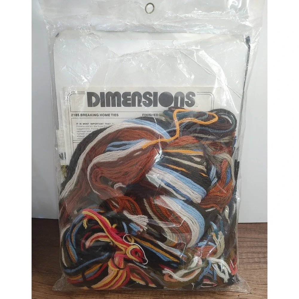 Dimensions Needlepoint 2185 Breaking Home Ties Norman Rockwell 14